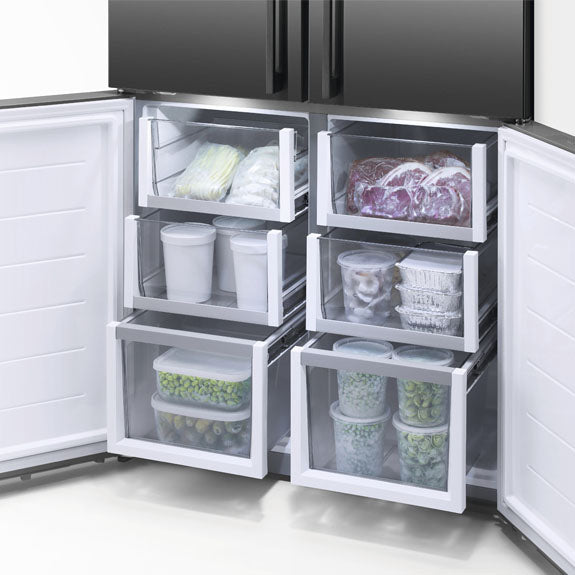 Fisher & Paykel 538L Series 7 Quad Door Refrigerator Freezer