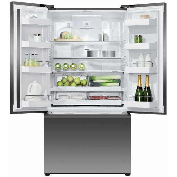 Fisher & Paykel 569L Series 7 French Door Refrigerator Freezer, Ice & Water