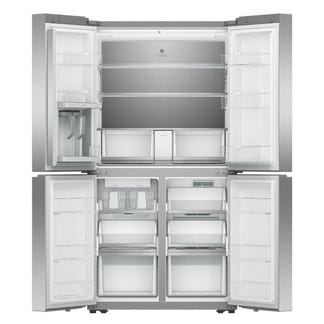 Fisher & Paykel 627L Quad Door Refrigerator Freezer Dual Ice Makers - Stainless Steel (Series 7)