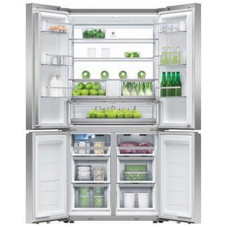 Fisher & Paykel 690L Series 7 Quad Door Refrigerator Freezer, Ice & Water