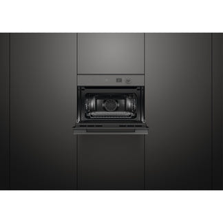 Fisher & Paykel 60cm Minimal Compact Combi-Microwave Oven - Grey Glass