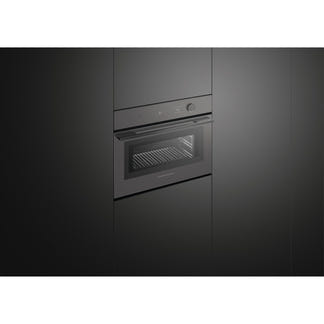 Fisher & Paykel 60cm Minimal Compact Combi-Microwave Oven - Grey Glass