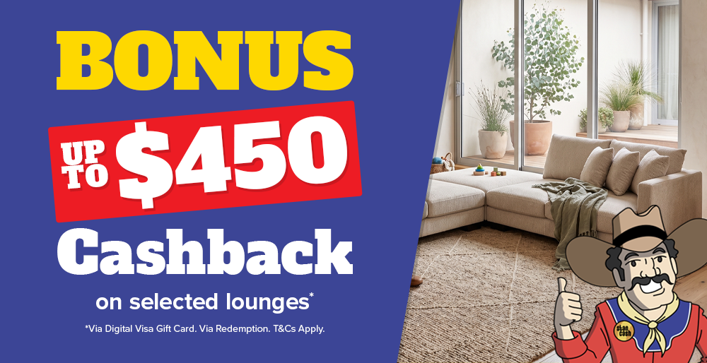 Up to $450 Cashback on selected Lounges