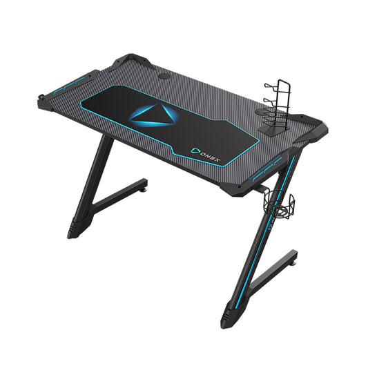 ONEX GD1200Z RGB Z Shaped Gaming Desk - Black