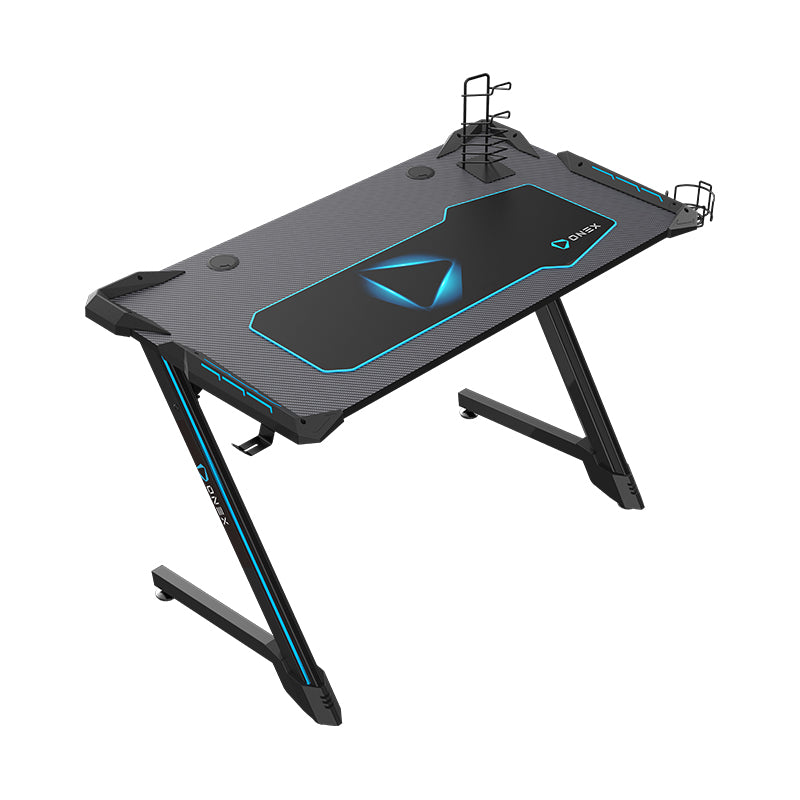 ONEX GD1200Z RGB Z Shaped Gaming Desk - Black