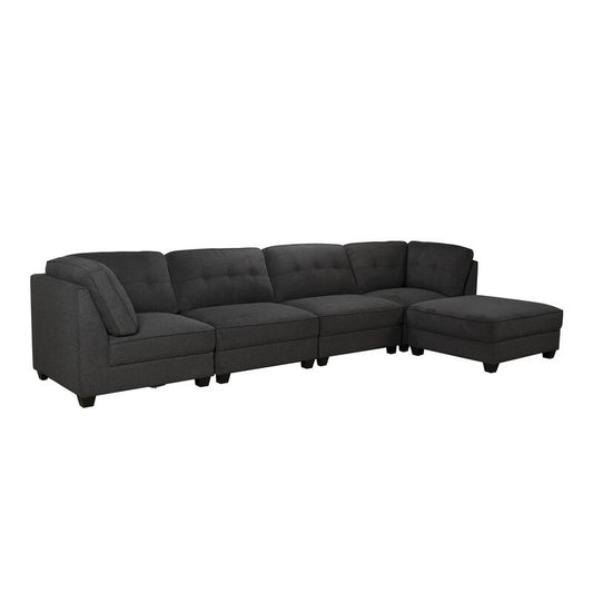 Genoa Charcoal Modular Lounge Suite