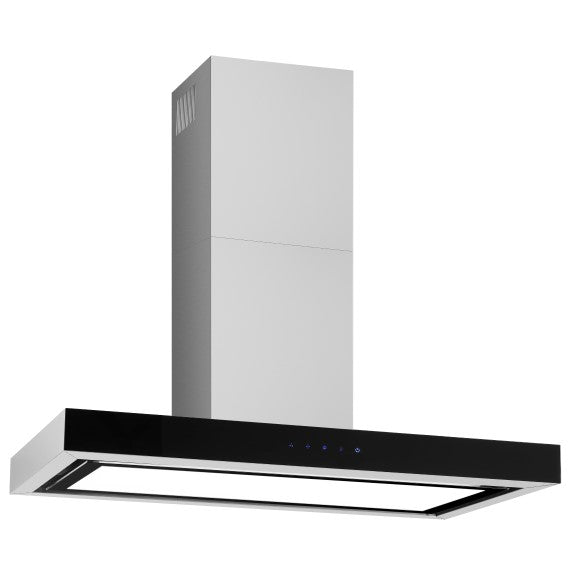 Glemgas 90cm Square Profile Offboard Rangehood Canopy - Stainless Steel