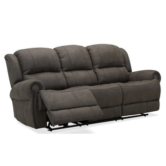 Grandview 3 Seater Electric Fabric Recliner Sofa - Ash