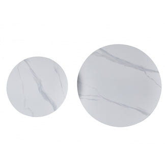 Grollo Coffee Table Set - Snow White/Black