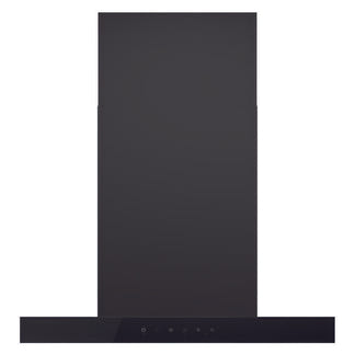 Haier 60cm 600 Series Box Chimney Wall Rangehood, Hood to Hob - Black