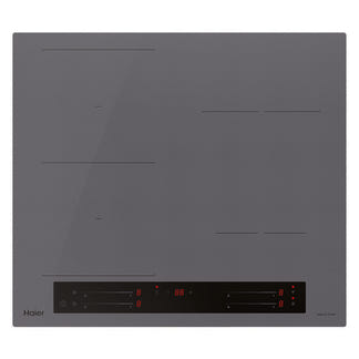 Haier 60cm 4-Zone Induction Cooktop with Flexi Zone - Grey Glass (500 Series)