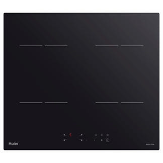 Haier 60cm 4-Zone Induction Cooktop with Low Current - Black Glass (300 Series)
