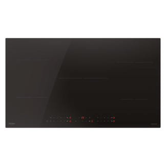 Haier 90cm 5 Zone Induction Cooktop with Low Current - Black Glass (300 Series)