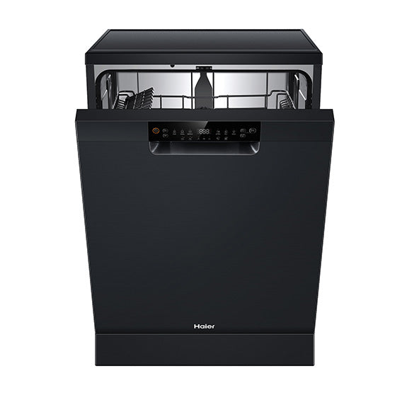 Haier 60cm Freestanding Dishwasher - Black