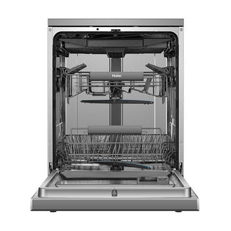 Haier 60cm Freestanding Dishwasher with Steam - Satina