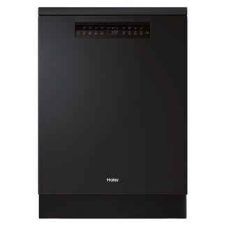 Haier 15 Place Setting Smart Freestanding Dishwasher - Black (600 Series)