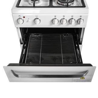 Haier 54cm Gas Upright Cooker - White