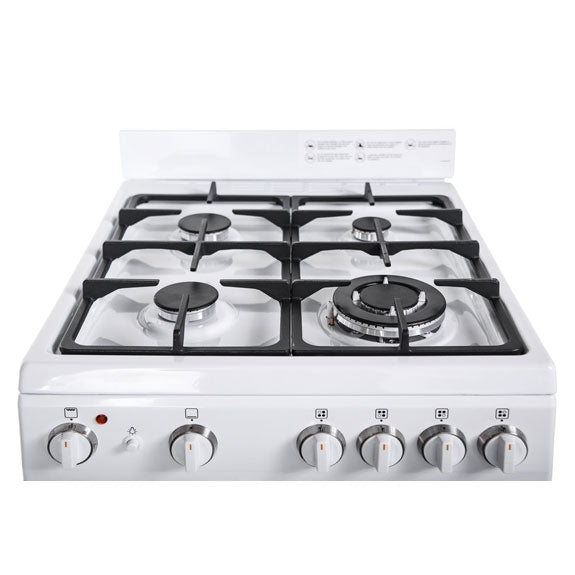Haier 54cm Gas Upright Cooker - White