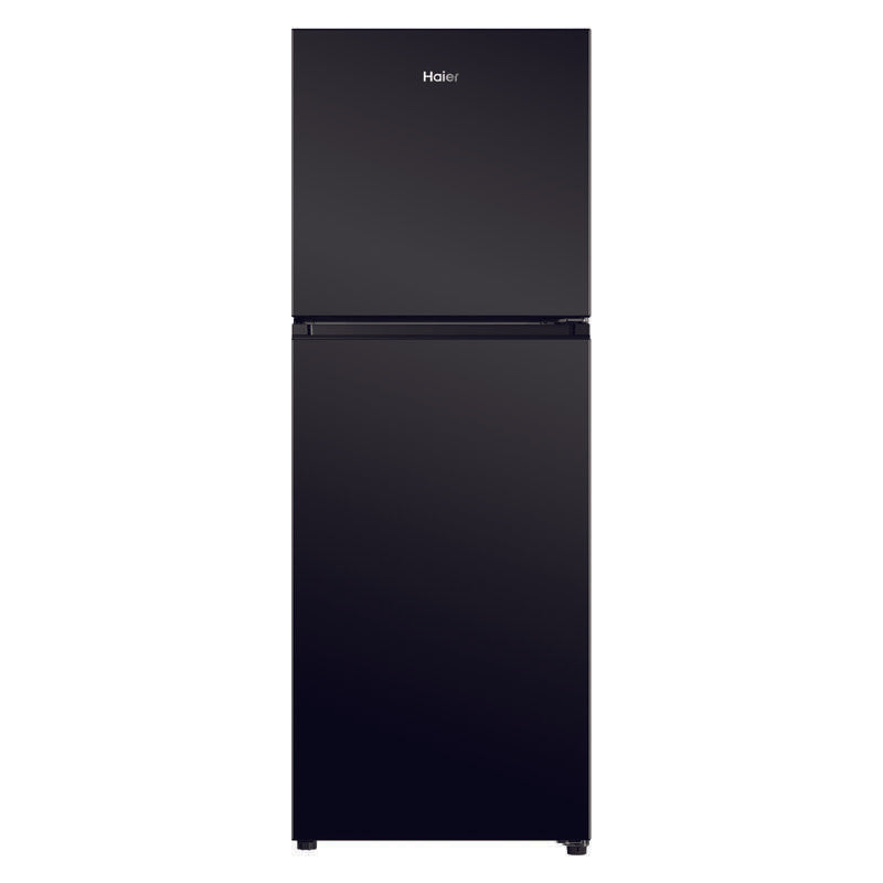 Haier 311L Top Mount Fridge Freezer - Black (300 Series)