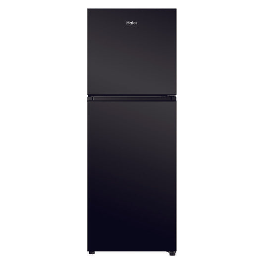 Haier 311L Top Mount Fridge Freezer - Black (300 Series)