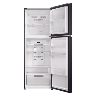 Haier 311L Top Mount Fridge Freezer - Black (300 Series)