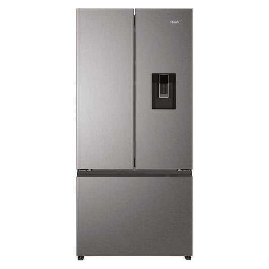 Haier 509L French Door Fridge Freezer with Water Dispenser - Satina (500 Series)