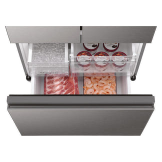 Haier 509L French Door Fridge Freezer with Water Dispenser - Satina (500 Series)