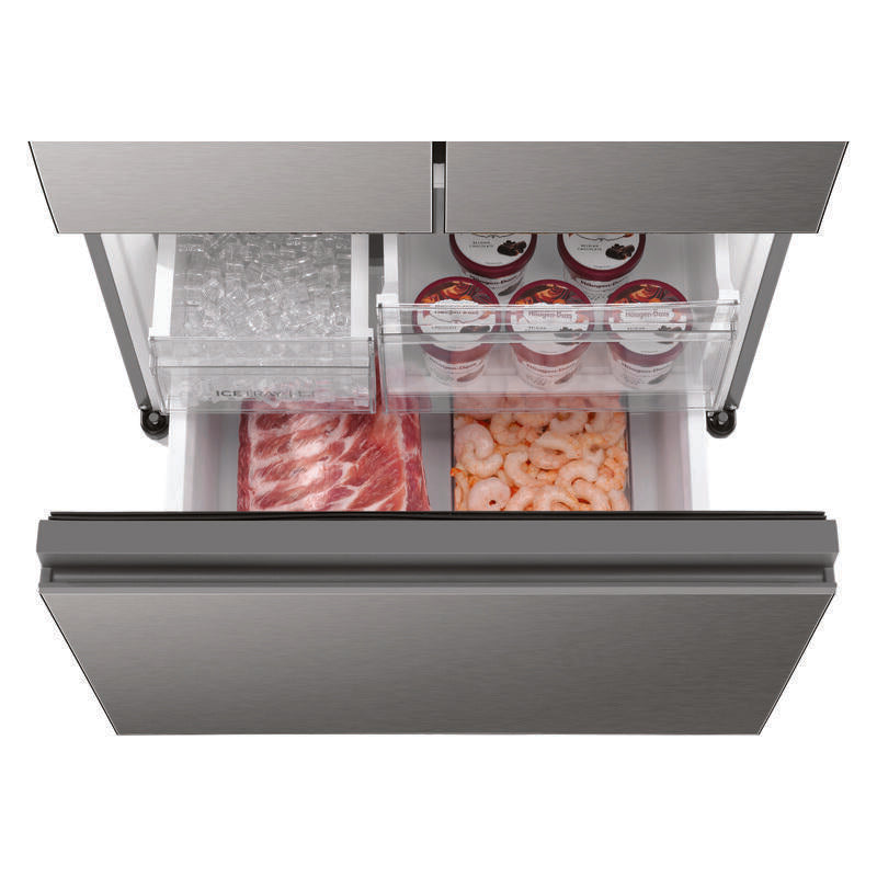 Haier 509L French Door Fridge Freezer with Water Dispenser - Satina (500 Series)