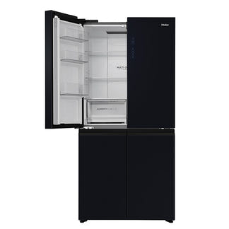 Haier 463L Quad Door Fridge Freezer - Black (600 Series)