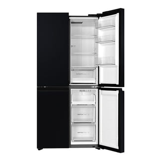 Haier 463L Quad Door Fridge Freezer - Black (600 Series)