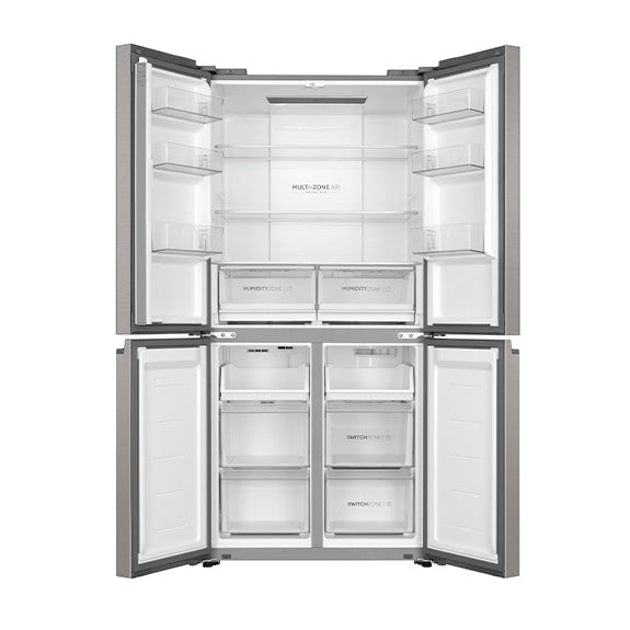 Haier 463L Quad Door Fridge Freezer - Satina