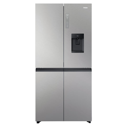 Haier 508L Quad Door Fridge Freezer with Water Dispenser - Satina (600 Series)