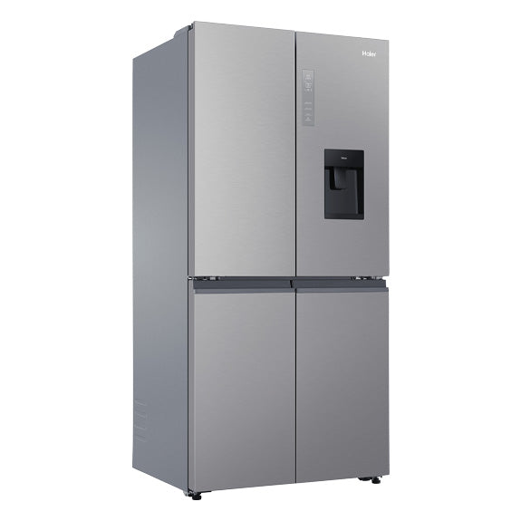 Haier 508L Quad Door Fridge Freezer with Water Dispenser - Satina (600 Series)
