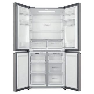 Haier 508L Quad Door Fridge Freezer with Water Dispenser - Satina (600 Series)