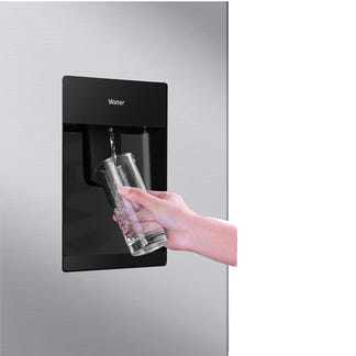 Haier 508L Quad Door Fridge Freezer with Water Dispenser - Satina (600 Series)