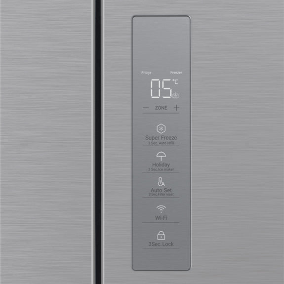 Haier 508L Quad Door Fridge Freezer with Water Dispenser - Satina (600 Series)