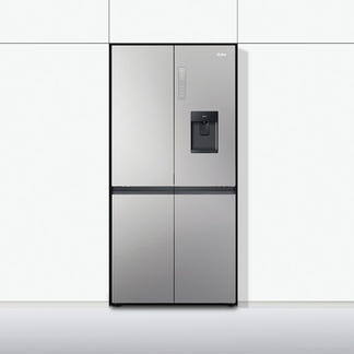 Haier 508L Quad Door Fridge Freezer with Water Dispenser - Satina (600 Series)