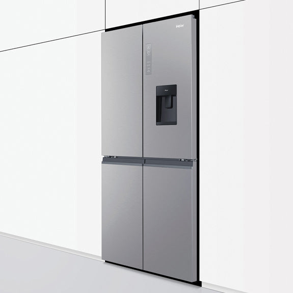 Haier 508L Quad Door Fridge Freezer with Water Dispenser - Satina (600 Series)