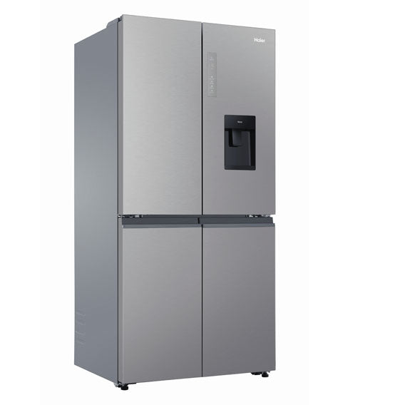 Haier 507L Quad Door Fridge Freezer with Ice & Water Dispenser - Satina (600 Series)