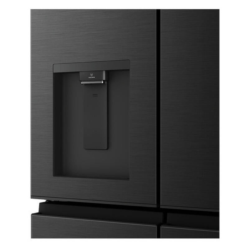 Haier 574L Quad Door Fridge Freezer Water (Non-Plumbed) - Black