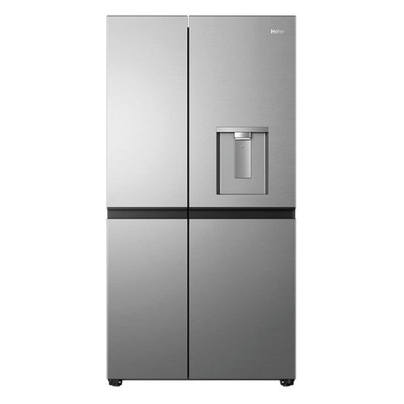 Haier 661L 500 Series Side-by-Side Refrigerator Freezer Water (Non-Plumbed) - Stainless Steel