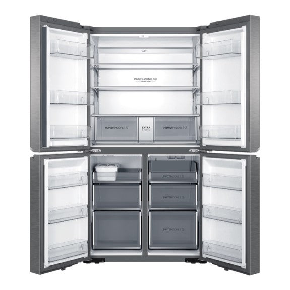 Haier 623L Quad Door Fridge Freezer - Satina