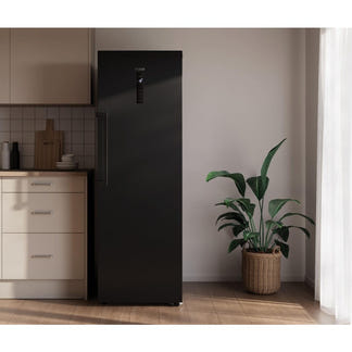 Haier 272L 300 Series Vertical Freezer - Black