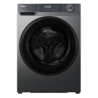 Haier 10kg Front Load Washing Machine with Anti-Bacterial Treatment - Black (300 Series)