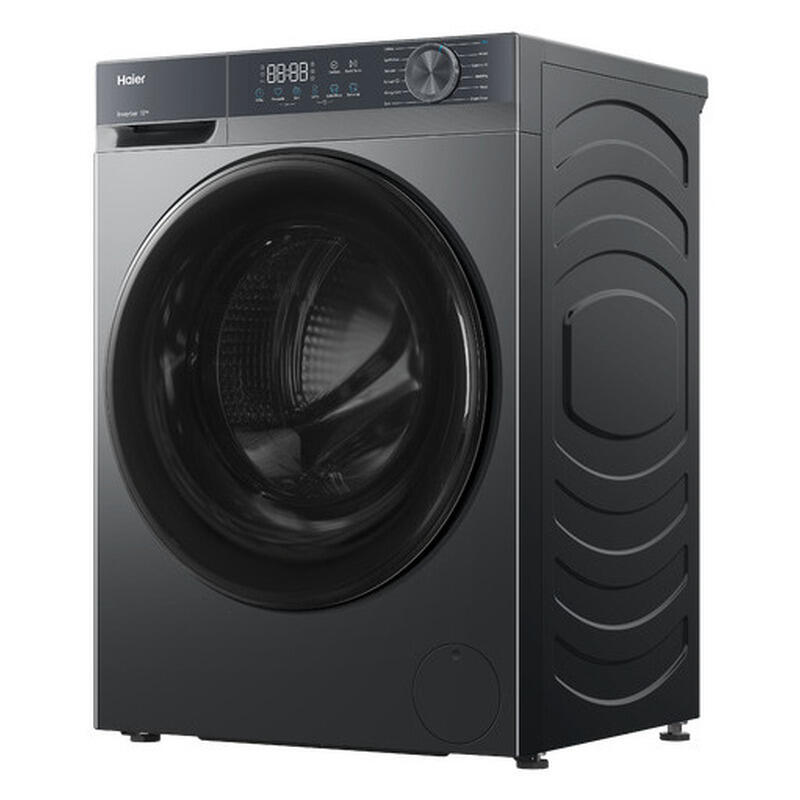 Haier 10kg Front Load Washing Machine with Anti-Bacterial Treatment - Black (300 Series)