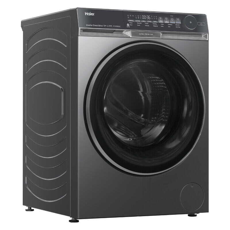 Haier 12kg 500 Series Front Load Washing Machine Ultra Fresh Air - Dark