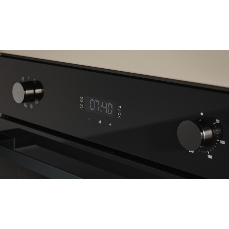 Haier 60cm Built-In Oven with Air Fry & Steam Assist - Black (500 Series)