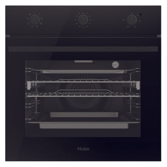 Haier 60cm 300 Series Built In Oven 7 Function Air Fry - Black