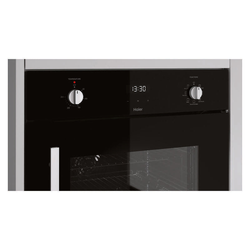 Haier 60cm 300 Series Built-In Oven - Black