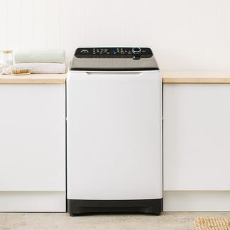 Haier 12kg Top Load Washer - White